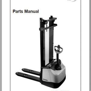 Crown Pallet Stacker St Series Parts Manual