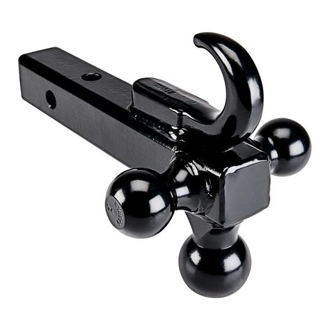 Triple Ball Trailer Hitch Mount With Hook