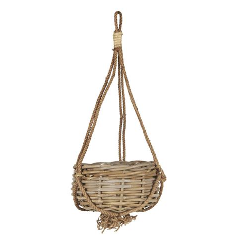 Panier Suspendu En Rotin Ficelle De Jute D20 H48cm IB Laursen 3773 00