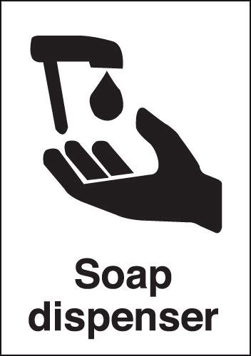 Soap Dispenser Sign Seton