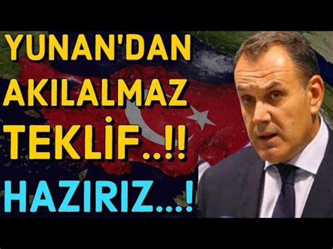 Yunanistan Savunma Bakanı ndan Türkiye açıklaması Hazırız YouTube