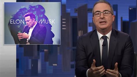 John Oliver fährt Elon Musk an den Karren Jetzt reagiert der Tech Bonze