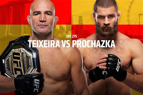 Teixeira V Prochazka Ufc Preview Best Bets June