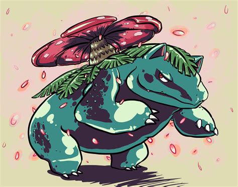 003 Venusaur By Aketa On Deviantart