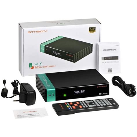 GTMEDIA V8X HD DVB S S2 S2X FTA Receptor de satélite