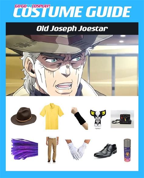 Joseph Joestar Costume Guide Go Go Cosplay Joseph Joestar Cosplay