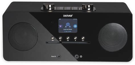 DENVER DAB Internetradio MIR 260 DAB Bluetooth WLAN Schwarz