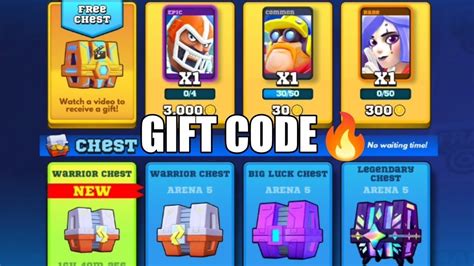 Free Legendary Chest Box Gift Code Frag Pro Shooter Youtube