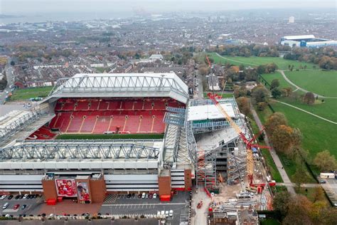 13 New Photos Of Liverpool S Anfield Road End Expansion Ahead Of Next