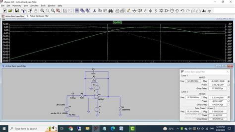 Active Band Pass Filter Ltspice Simulation Band Pass Filter Using Op