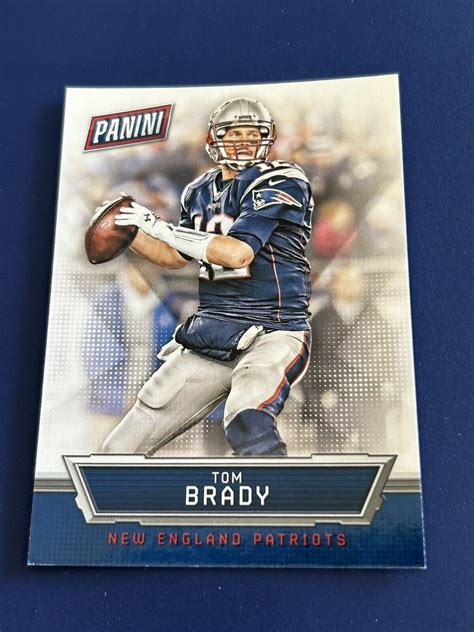 Tom Brady 2016 Panini The National 24 Patriots Michigan Buccaneers Ebay