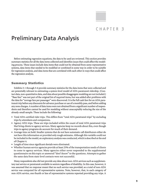 Chapter 3 Preliminary Data Analysis Improving Ada Complementary Paratransit Demand