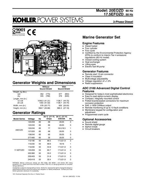 Kohler Generator Load Calculation Worksheet