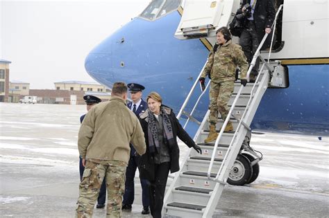 New Secaf Visits First Base F E Warren Afb Ellsworth Air Force Base