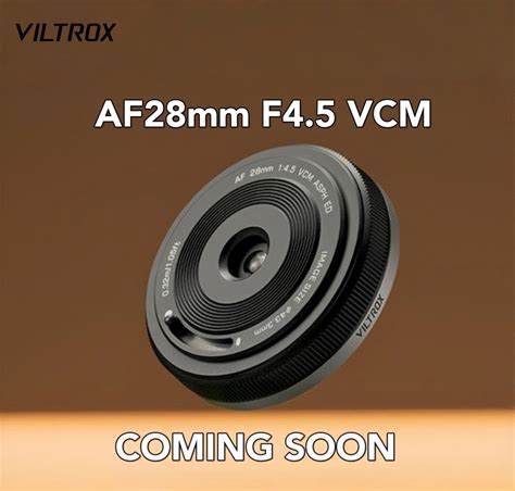 唯卓仕将发布28mm F4 5 VCM镜头 器材 色影无忌