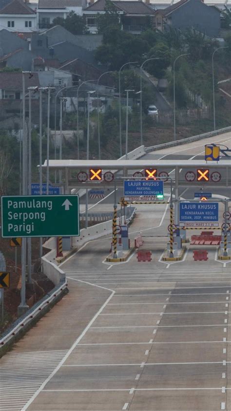 Foto Menunggu Pembukaan Tol Cijago Seksi B Krukut Cinere Yang Bisa