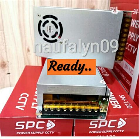 Jual NEW BEST SPC SN 120 Power Supply Cctv 12V 20A SPC Adaptor Jaring