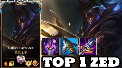 Wild Rift Zed Top 1 Zed Gameplay Rank Challenger Youtube