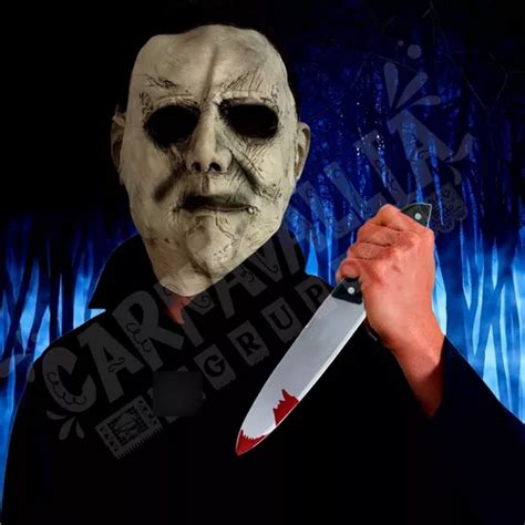 M Scara Michael Myers Disfraz Halloween Cuchillo C Sangre En Venta En