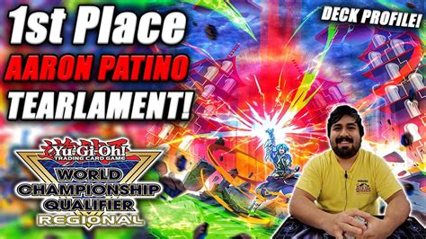 Yu Gi Oh Regional 1st Place WINNER Tearlaments Deck Profile Ft