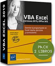 VBA EXCEL VERSIONES 2019 Y OFFICE 365 PACK DE 2 LIBROS DOMINE LA