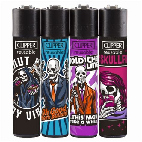 Clipper Feuerzeug Skulls V Jetzt Online Kaufen