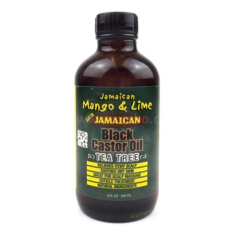 Jamaican Mango And Lime Black Castor Oil Tea Tree 4oz By