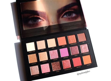 Huda Beauty Desert Dusk Eyeshadow Palette Review Photo And Swatches — Mybeautyfavs