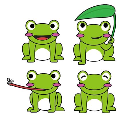 Premium Vector Set Of Frogs Illustration And Vector