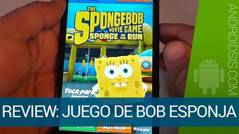 Bob Esponja a la carrera el vídeo juego para Android de Bob Esponja