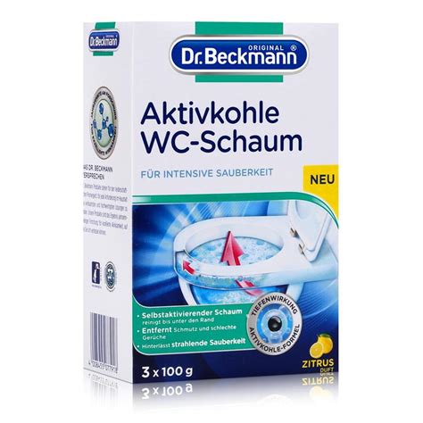 Dr Beckmann Aktivkohle Wc Schaum