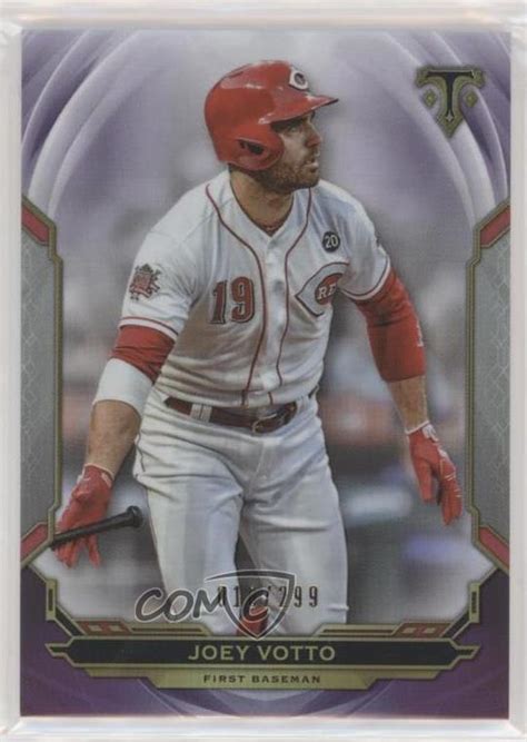 Topps Triple Threads Amethyst Joey Votto For Sale