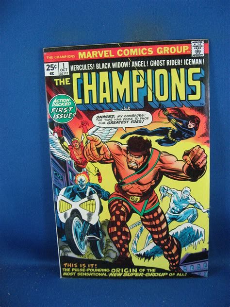 The Champions Vf Ghost Rider Hercules Black Widow Marvel Comic