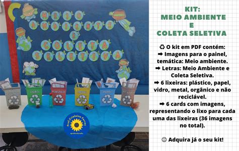 Kit Meio Ambiente E Coleta Seletiva Crislaine Ferraz Hotmart