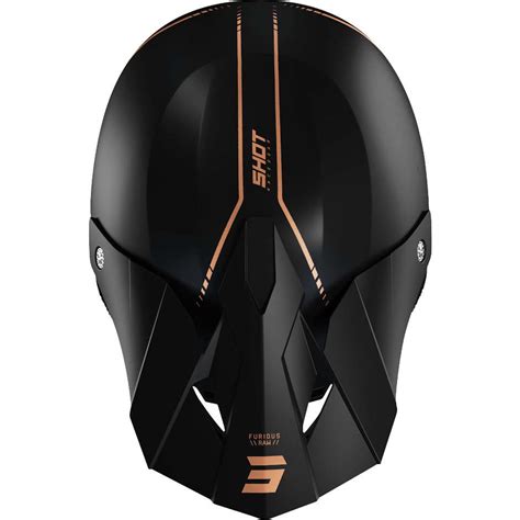 Moto Cross Enduro Helm Shot Furious Raw Matt Schwarz Bronze Online