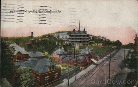 U S Government Army Navy Hospital Hot Springs AR Postcard