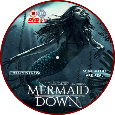 Mermaid Down (2019) R2 Custom DVD Label - DVDcover.Com