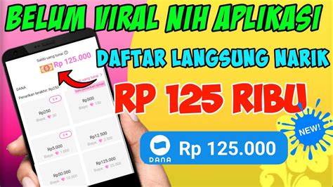 DAFTAR LANGSUNG NARIK UANG Aplikasi Penghasil Uang Apk Penghasil