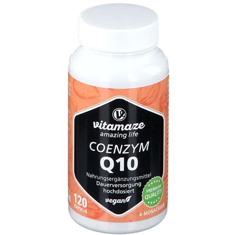 Vitamaze COENZYM Q10 200 Mg Vegan 120 St Shop Apotheke