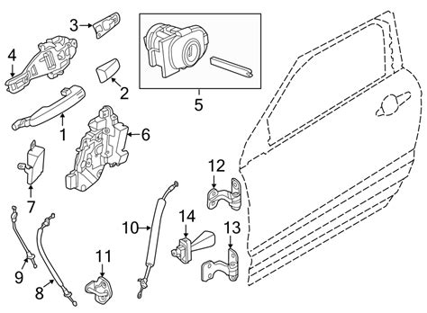 Land Rover Range Rover Evoque Cable Door Lat Door Latch Cable