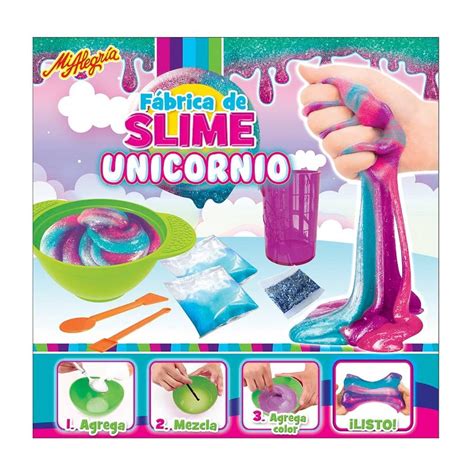 Set De Juego Mi Alegr A Fabrica De Slime Unicornio Walmart