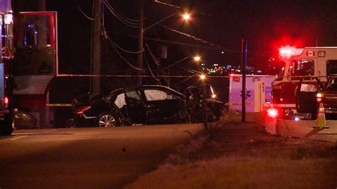 Fatal Crash In Surrey Kills 2 Hospitalizes 3 Cbc News