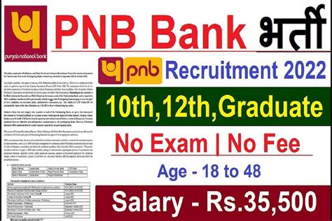 Punjab National Bank Bharti 2023 क्लर्क चपरासी सहित विभिन्न 4000