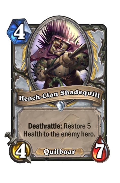 Hench Clan Shadequill Rise Of Shadows Best Hearthstone Decks