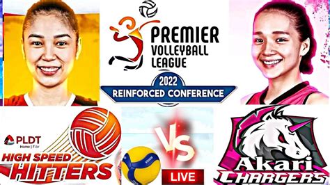 Pvl Live Pldt Speed Hitters Vs Akari Chargers Livescore Youtube