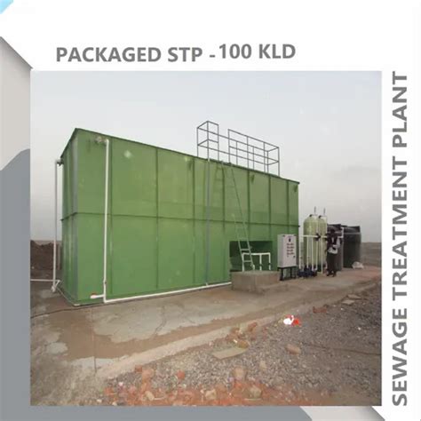 100 KLD Prefabricated Sewage Treatment Plant Capacity 5000 LPH 0 5