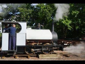 Corris Railway Number 10 first steam - Rheilffordd Corris Railway