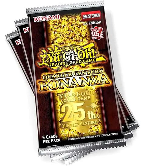 Yugioh Quarter Century Bonanza Booster Box 24 Packs Konami Toywiz