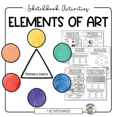 Elements Of Art Printable Worksheet Teaching The Elements Of Art To