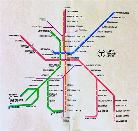 MBTA System Map